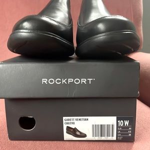 Rockport men’s loafer Garrett size 10W new w/box Italian comfort leather sporty
